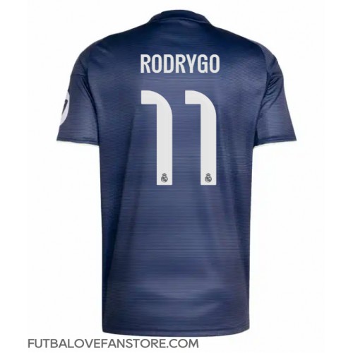 Real Madrid Rodrygo Goes #11 Vonkajší futbalový dres 2025-26 Krátky Rukáv Real Madrid Rodrygo Goes #11 Vonkajší futbalový dres 2025-26 Krátky Rukáv